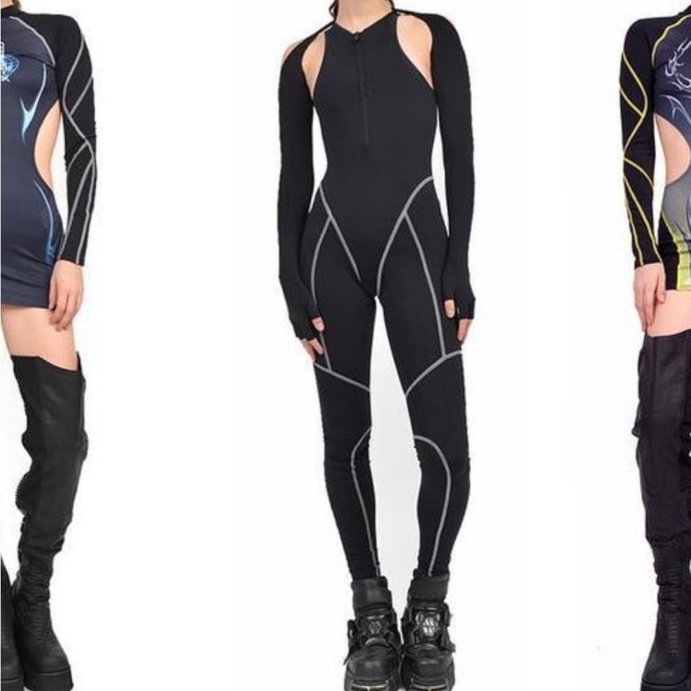 Namilia black full body speed racer set from Unapologetic drop